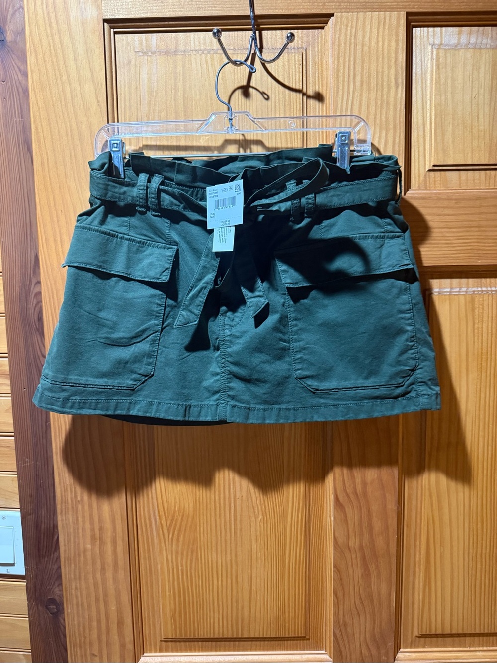 American Eagle Outfitters Olive Green Utility Mini Skirt